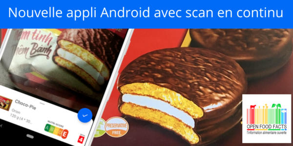 Application Android Open Food Facts