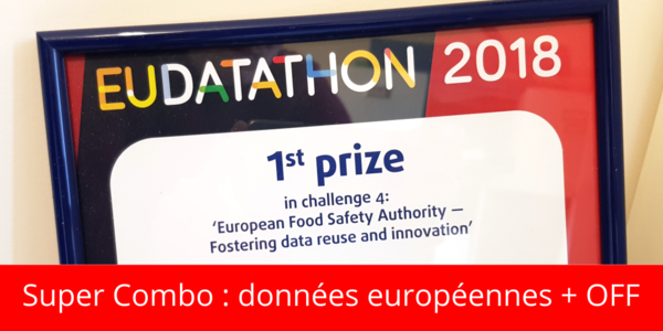 Open Food Facts, lauréat du EU Datathon de la Communauté Européenne