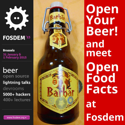 Ouvrez votre bière et rencontrez nous au FOSDEM à Bruxelles