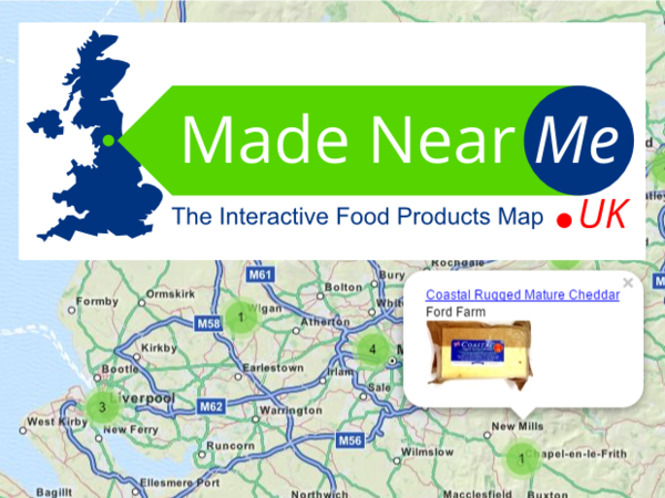 Made Near Me, the interactive map of food products