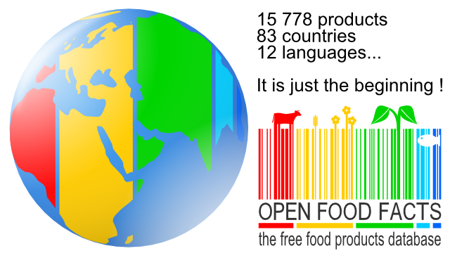 Open Food Facts devient mondial !