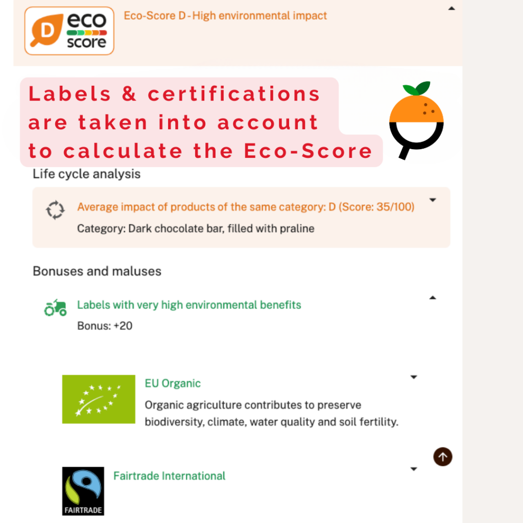 food labels and certifications